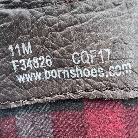 Born Brown Suede Cass Hiking Lace Up Block Heel Boots Size 11 Women's - Picture 4 of 14